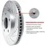 For 1994-2002 Mazda Miata R1 Concepts eLine Front Rear Drill/Slot Brake Rotors Kit + Ceramic Brake Pads For 1994-2002 Mazda Miata R1 Concepts eLine Front Rear Drill/Slot Brake Rotors Kit + Ceramic Brake Pads