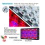 SUNRAISE 2000W LED Grow Light Full Spectrum Triple-Chips LED Lens Tech Veg and Bloom Two Switches LED Grow Lamp for Indoor Plants with Daisy Chain (15watt led 200pcs)