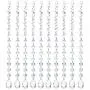 10 Ft Crystal Chandelier Pendants Beads Chain Parts Glass Beads Teardrop Crystal for Christmas Wedding Party Tree Garlands Decoration,Jewelry Making,and Other DIY Craft Projects 10 Pcs 10 Ft Crystal Chandelier Pendants Beads Chain Parts Glass Beads Teardrop Crystal for Christmas Wedding Party Tree Garlands Decoration,Jewelry Making,and Other DIY Craft Projects 10 Pcs