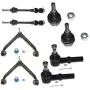 MILLION PARTS 8 Pcs Front Lower Upper Control Arm Ball Joints Compatible for 02-05 Dodge Ram 1500 Outer Tie Rod End Link Sway Bar Suspension Kit K7424 K7400 K7411 ES3538