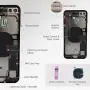 CELL4LESS Back Housing Assembly Metal MidFrame w/Major Components Pre-Installed Including Buttons for iPhone 8 Plus (Space Gray) CELL4LESS Back Housing Assembly Metal MidFrame w/Major Components Pre-Installed Including Buttons for iPhone 8 Plus (Space Gray)