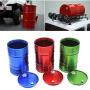 LAFEINA Metal 96mm/3.8in Oil Drum Fuel Tank Container for 1/10 RC4WD D90 SCX10 Rock Crawler RC Car Decor Parts (Green)