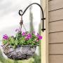 AJART Hanging Plant Bracket|Plant Hangers Outdoor (16inches/Black) Thicker More Durable Rust-Resistant, Heavy Duty Plant Hooks AJART Hanging Plant Bracket|Plant Hangers Outdoor (16inches/Black) Thicker More Durable Rust-Resistant, Heavy Duty Plant Hooks