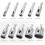 Diamond Drill Bits, Baban 10Pcs Hole Saw Diamond Drill Bit Hollow Core Drill Bit Set for Diamond Coating, Carbon Steel for Glass, Ceramics, Porcelain, Ceramic Tile, Marble, 6-32mm Diamond Drill Bits, Baban 10Pcs Hole Saw Diamond Drill Bit Hollow Core Drill Bit Set for Diamond Coating, Carbon Steel for Glass, Ceramics, Porcelain, Ceramic Tile, Marble, 6-32mm