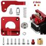 Anpro Upgrade 3D Printer Parts of Right, MK8 Extruder Aluminum Alloy Block Bowden Extruder 1.75mm Filament for Creality 3D Ender 3,CR-7,CR-8, CR-10, CR-10S, CR-10 S4, and CR-10 S5