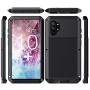 Lilycase Case for Galaxy Note 10 Plus,Armor Heavy Duty Hybrid Aluminum Metal Shockproof Military Shockproof Hard Cover for Samsung Galaxy Note 10 Plus 6.8 Inch (2019) - Black