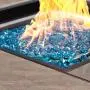 BALI OUTDOORS Propane Gas Fire Pit Table, 32 inch 50,000 BTU Square Gas Firepits for Outside, Brown BALI OUTDOORS Propane Gas Fire Pit Table, 32 inch 50,000 BTU Square Gas Firepits for Outside, Brown