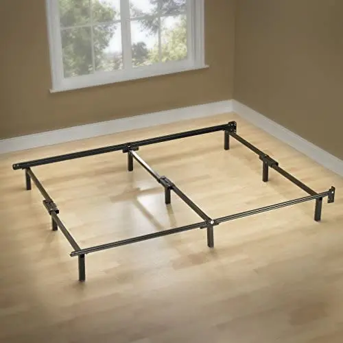ZINUS Compack Metal Bed Frame / 7 Inch Support Bed Frame for Box Spring and Mattress Set, Black, King ZINUS Compack Metal Bed Frame / 7 Inch Support Bed Frame for Box Spring and Mattress Set, Black, King