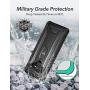 YOUMAKER Kickstand Case for Galaxy Note 9, Full Body with Built-in Screen Protector Heavy Duty Protection Shockproof Rugged Cover for Samsung Galaxy Note 9 6.4 Inch - Black