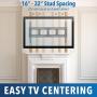 Mount-It! Large Tilting TV Wall Mount Bracket | 42 43 50 55 58 65 70 75 80 Inch | 220 Pound Capacity | VESA Compatible | Low Profile | Flat Screens