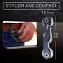 Clips Smart Compact Key Holder Keychain - Made of Carbon Fiber & Stainless Steel- Pocket Organizer Up to 38 Keys- Lightweight, Strong Includes Bottle Opener, Carabiner & More Clips Smart Compact Key Holder Keychain - Made of Carbon Fiber & Stainless Steel- Pocket Organizer Up to 38 Keys- Lightweight, Strong Includes Bottle Opener, Carabiner & More