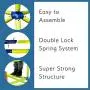 Eezy Peezy Monkey Bars Climbing Tower - Active Outdoor Fun for Kids Ages 3 to 8 Years Old, Green/Blue Eezy Peezy Monkey Bars Climbing Tower - Active Outdoor Fun for Kids Ages 3 to 8 Years Old, Green/Blue
