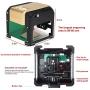 Engraving Machine, MYSWEETY 3000mW Mini Desktop Printer Engraver Machine Working Area 80X80mm for Home Use DIY Logo(Easy to Operate)