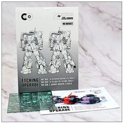 Modify Metal Parts Armor Upgrade, Detail Etching Fits Bandai Hobby 1/100 MG MS-06R ZAKU II Gundam Scale Model KIT