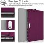 Fintie Case for New Microsoft Surface Pro 7 / Pro 6 / Pro 5 / Pro 4 / Pro 3 12.3 Inch Tablet - Multiple Angle Viewing Portfolio Business Cover, Compatible with Type Cover Keyboard (Purple)