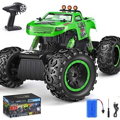 Remote Control Trucks Monster RC Car 1: 12 Scale Off Road Vehicle 2.4Ghz Radio Remote Control Car 4WD High Speed Racing All Terrain Climbing Car Toys Car Gift for Boys