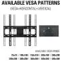Mounting Dream TV Mount Full Motion TV Wall Mounts for 26-55 inch, Some up to 65 inch LED, LCD Flat Screen TV, Wall Mount Bracket up to VESA 400 x 400mm 99 lbs. Fits 16”, 18”, 24” Wood Studs MD2380-24 Mounting Dream TV Mount Full Motion TV Wall Mounts for 26-55 inch, Some up to 65 inch LED, LCD Flat Screen TV, Wall Mount Bracket up to VESA 400 x 400mm 99 lbs. Fits 16”, 18”, 24” Wood Studs MD2380-24