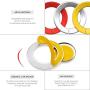 Ceyes Silver Engine Start Stop Button Cover + Ring Ignition Start Button Ignition Switch Button Metal Sticker Push to Start Button Switch Cover Trim for Nissan Qashqai X-Trail Rogue for Infiniti