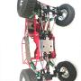Tiamu Metal Chassis Metal Body Roll Cage Full Tube Frame for 1/16 RC Car Upgrade Parts,Black