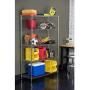TRINITY 5-Tier NSF EcoStorage Shelving Rack with Wheels, 48 by 24 by 72-Inch, Chrome