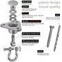 9M 2 Sets of Silent Bearing Swing Hangers,Heavy Duty 180°+360° Rotate Swing Swivel Hook, 1500LB Capacity Wooden Concrete Playground Yoga Hammock Chair Rope Punching Bag Porch Swing Sets 9M 2 Sets of Silent Bearing Swing Hangers,Heavy Duty 180°+360° Rotate Swing Swivel Hook, 1500LB Capacity Wooden Concrete Playground Yoga Hammock Chair Rope Punching Bag Porch Swing Sets