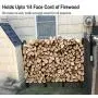 Artibear Firewood Rack Stand 4ft Heavy Duty Logs Holder for Outdoor Indoor Fireplace Metal Wood Pile Storage Stacker Organzier, Matte Black… Artibear Firewood Rack Stand 4ft Heavy Duty Logs Holder for Outdoor Indoor Fireplace Metal Wood Pile Storage Stacker Organzier, Matte Black…
