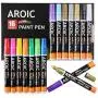 AROIC 16 Pack Paint Pens for Writing On Anything! Paint Pens for Rock, Wood, Metal, Plastic, Glass, Canvas, Ceramic and More! AROIC 16 Pack Paint Pens for Writing On Anything! Paint Pens for Rock, Wood, Metal, Plastic, Glass, Canvas, Ceramic and More!