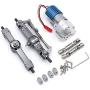 Baoer Metal Upgrade Parts 370 Motor Front and Rear Axle for WPL RC Car B-14 B16 B24 B36 C14 C24 C34 C44 1/16 Truck WPL-F