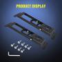 Nilight Door Hinge Steps - Metal Foldable Foot Pegs Exterior Car Accessories for 2007-2017 Jeep Wrangler JK JKU & 2018-2020 Jeep Wrangler JL JKU - Pack of 2