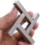 Powerful Neodymium Bar Magnets, Rare-Earth Metal Neodymium Magnet, N45, Incredibly Strong 33 LB Strength - 60 x 10 x 5 mm, Pack of 8