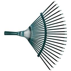 Metal Garden Rake Landscape Cultivator Gardening Tool for Raking Leaves Loosening and Leveling Mulch (1)