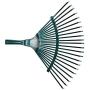 Metal Garden Rake Landscape Cultivator Gardening Tool for Raking Leaves Loosening and Leveling Mulch (1)