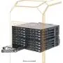 ICY DOCK ToughArmor Rugged Full Metal 16 Bay 2.5” SAS/SATA SSD/HDD Backplane Cage for 2X External 5.25” Bay - MB516SP-B