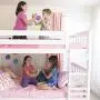Max & Lily Bunk Bed, Twin, White Max & Lily Bunk Bed, Twin, White