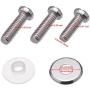 Frienda 2 Pack Pot Grip Knob Lid Cover Knobs Replacement Universal Kitchen Replacement Set