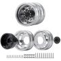 SHYOSUCCE 2 Pcs 1/14 RC Car Wheel Hub CNC Metal Rear Wheel Rim Hub for RC Tamiya Tractor Climbing Trailer