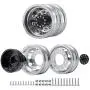 SHYOSUCCE 2 Pcs 1/14 RC Car Wheel Hub CNC Metal Rear Wheel Rim Hub for RC Tamiya Tractor Climbing Trailer