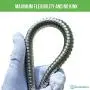 PurrfectZone Shower Hose Replacement - perfect for Shower or Bidet Sprayer, easy installation (48 inch, Brushed Nickel)