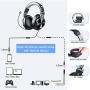 OneOdio Computer Headsets with Microphone - PC Gaming Headphones with Microphone & in-Line Control Mute for Office Zoom Skype Conference Phone Call Laptop Gaming PS4 Online