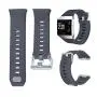 KingAcc Compatible Replacement Bands for Fitbit Ionic, Soft Silicone Fitbit Ionic Band with Metal Buckle Fitness Wristband Strap Women Men (1-Pack, Dark Gray, Large) KingAcc Compatible Replacement Bands for Fitbit Ionic, Soft Silicone Fitbit Ionic Band with Metal Buckle Fitness Wristband Strap Women Men (1-Pack, Dark Gray, Large)