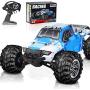 RC Cars, 45KM/H+ High Speed Remote Control Car for Adults 1/12 4WD IPX5 Waterproof All Terrains Off Road Monster Trucks 2.4GHz Hobby Toys with Brushed Motor and 7.4V Large Battery Pack