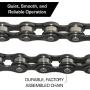 Genie ChainDrive 550 Garage Door Opener - Heavy-Duty Chain Drive System - Includes 2, 3-Button Remotes, Wall Console, Wireless Keypad, Safe T-Beams - Model 2035-TKV,Black