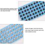 Senkary 200 Sets Sew-on Snap Buttons Metal Snap Fastener Press Studs Buttons for Clothing, 10 mm, Black and Silver