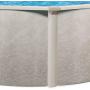 Cornelius Aquarian Phoenix 24 x 52 Foot Round Steel Constructed Frame Above Ground Family Sized Outdoor Backyard Swimming Pool Without Liner or Skimmer