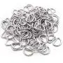 Onwon 100 Pieces Metal D Ring, 1/2 Inch Semi-Circular D Ring Heavy Duty Buckle for DIY Accessories, Belts, Backpacks, Harnesses and Pets Collars (100 Pieces, 1/2 inch) Onwon 100 Pieces Metal D Ring, 1/2 Inch Semi-Circular D Ring Heavy Duty Buckle for DIY Accessories, Belts, Backpacks, Harnesses and Pets Collars (100 Pieces, 1/2 inch)