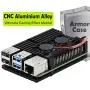 Pi 4 Case, Raspberry Pi 4 Armor Case Metal Case with Dual Fan Aluminium Alloy, Raspberry Pi 4 Fan, Pi 4 Heatsink for Raspberry Pi 4 Model/Pi 4B Pi 4 Case, Raspberry Pi 4 Armor Case Metal Case with Dual Fan Aluminium Alloy, Raspberry Pi 4 Fan, Pi 4 Heatsink for Raspberry Pi 4 Model/Pi 4B