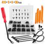 GOOACC 415 Pcs Car Retainer Clips & Fastener Remover - 18 Most Popular Sizes Auto Push Pin Rivets Set -Door Trim Panel Clips for GM Ford Toyota Honda Chrysler