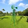 LEGENDARY-YES Ornamental Windmill Backyard Garden Decoration Weather Heavy Duty Metal Wind Mill 4 Legs