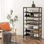 HOOBRO 8-Tier Shoe Rack, Large Capacity Shoe Shelf, Stable and Sturdy, Shoe Storage Organizer with Flat & Slant Adjustable Metal Shelves, for 21-28 Pairs of Shoes, Space Saver, Sturdy BF18XJ01 HOOBRO 8-Tier Shoe Rack, Large Capacity Shoe Shelf, Stable and Sturdy, Shoe Storage Organizer with Flat & Slant Adjustable Metal Shelves, for 21-28 Pairs of Shoes, Space Saver, Sturdy BF18XJ01