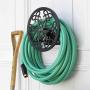Liberty Garden 671 Wall Mount Decorative Garden Hose Butler, Holds 125-Feet of 5/8-Inch Hose - Patina